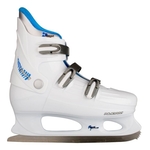 Nijdam Kunstschaats Hardboot Wit/Zilver/Kobalt 41