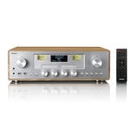 LencoDAR-281WDSI DAB+/FM radio met CD-speler, USB Hout/Zilver