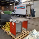 Laboratorium spoeltafel