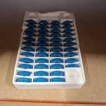 ca.46x Ferriet ring, Blauw