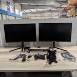 2x Gaming monitor, LC-Power, LC-M27-QHD-165, Zwart
