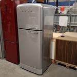 Koelkast met vriesvak, SMEG, FAB50LSV – NoFrost, Grijs / Chroom