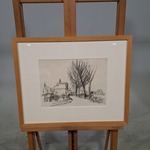 Tekening in lijst, A. Fritschky