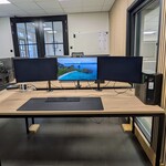 Computer met 3x monitor Acer, Aspire TC-1780