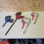 4x Snelspan lijmklem O.a. Wurth, Irwin