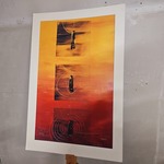 Kunstwerk van kunstenaar Carole Becam – ”Vibration Universelle IV”