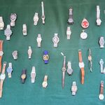 Partij horloges. o.a. Vintage Seiko chronograaf, Tissot