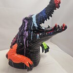 Paintcan splash pop art crocodile