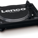 Lenco  L3818BK Platenspeler Direct drive  USB naar PC encoding  Zwart