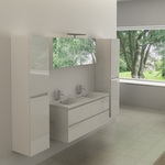 Badkamermeubel Vonato, Eco 40, hoogglans wit