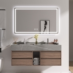 Badkamermeubel Vonato, Luxury 100, donker hout decor