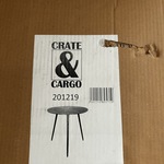 8x Bijzettafel Crate & CarGo