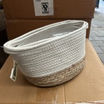 Ca. 55x Set van 2 manden katoen diameter 26 en 40 cm Crate & CarGo