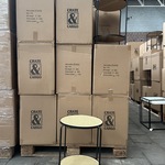 Pallet bijzettafels rotan (18x) Crate & CarGo