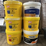 6x Diverse muurverf voor binnen SPS, Brander, Bouwmaat