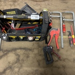 Stanley gereedschapstas met divers handgereedschap