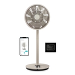 Duux Whisper Flex Smart Statiefventilator met Dock & Accu  Greige