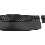 HP 960 DraadloosToetsenbord Ergonomisch Inclusief Numeriek Qwerty Zwar
