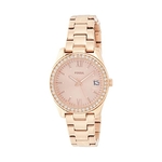 Fossil Scarlette Mini ES4318 Dames Horloge Rosékleurig