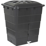 Garantia Regenton rechthoekig Grijs 300 Liter met kraantje