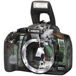 Canon EOS 400D Body 10 MP CMOS 3888 x 2592 Pixel Zwart