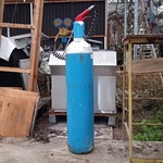 Luchtdruk fles, 30L, Linde