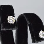 Witgouden alliance ring met briljant geslepen diamant