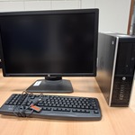 Computer met beeldscherm en toetsenbord HP