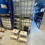 2x Uitzettrap en 2x opstapje