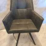 6x Eetkamerstoel Tribeca draaibaar, Antraciet, 2025