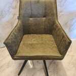 6x Eetkamerstoel Tribeca draaibaar, Groen, 2025