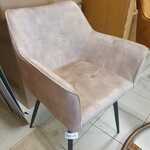 6x Eetkamerstoel velvet Taupe Hobbs, 2025