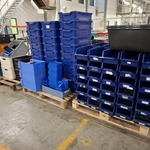 Partij magazijn/opslagbakken