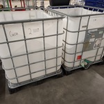 2x Opengewerkte IBC container