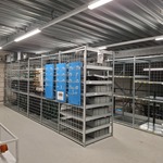 2x Metalen magazijnstelling