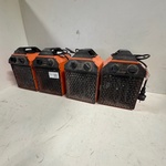 4x Heater Eurom, EK Delta 2000, oranje