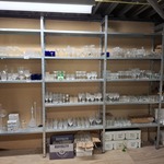 Partij glas en kristal glaswerk