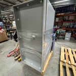 Werkbank, grijs, voorzien van lades