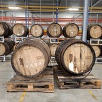 2x Grote houten opslag- en rijpingsvat “Hooghoudt”