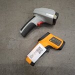 2x Infrarood thermometer, O.a. Voltcraft IRF380-200
