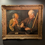 De roker en de drinker , Olieverf op doek