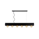 Lucide Pendant Light  Steel 360 W  Black