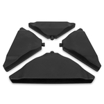 Vonroc Premium Parasoltegels Driehoekig Vulbaar set van 4 stuks