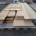 Partij hout + spaanplaten