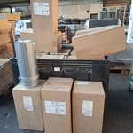 Partij geïsoleerde kachel tussenbuizen