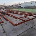 Chaletframe staal 3-asser Rood