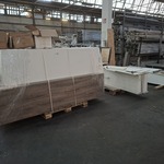 Diverse houten (kolom)kasten