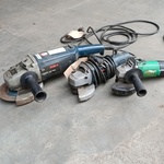 3x Haakseslijper, Bosch En Hitachi