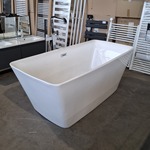 Vrijstaand ligbad, Hoogglans wit