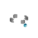 Siemens  8MF10002ES  Sokkel  Staal  Lichtgrijs  1 stuk(s)